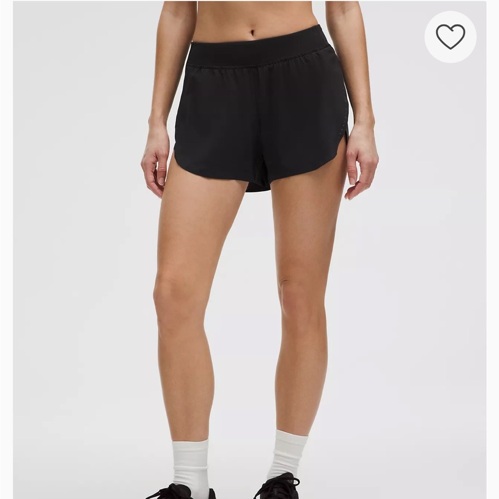 lululemon athletica Black Athletic Running Shorts